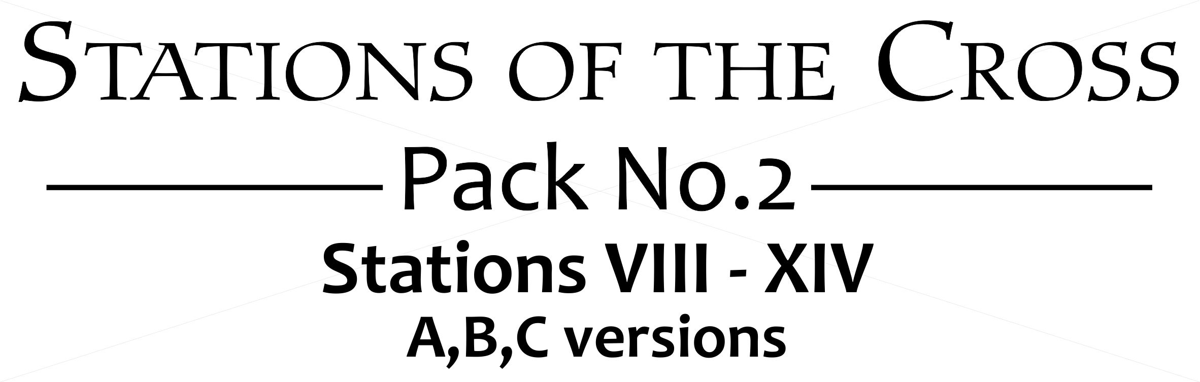 Signs of The Cross - Pack 2 - Banner - V2c